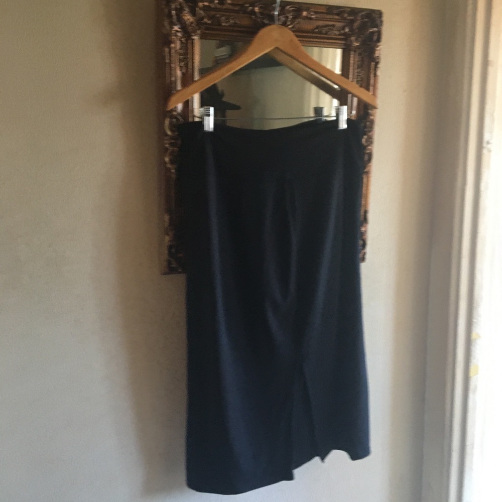 Guess black long pencil skirt in large